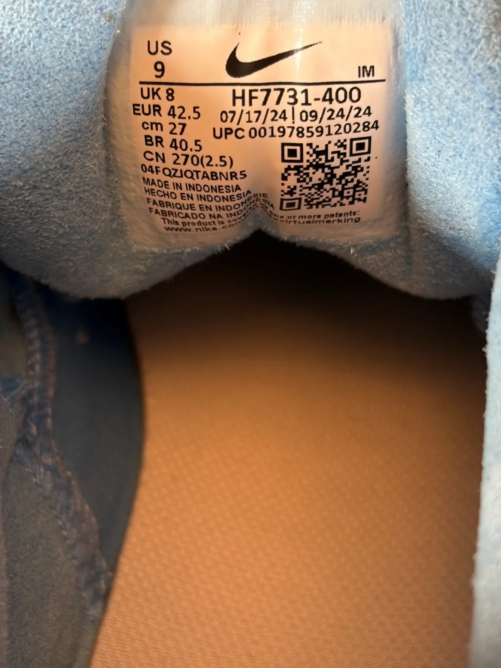 Nike SB Vertebrae sneakers Men's 9